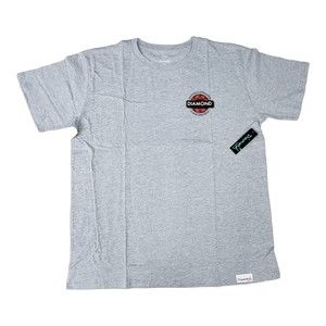 Diamond Supply Co T Shirt 2XL Size , Gray Color , Short Sleeve , Logo Graphic...